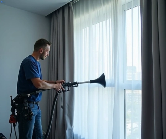Professional curtain steam cleaning process equipment Matty Curtain Cleaning moonee-ponds-vic