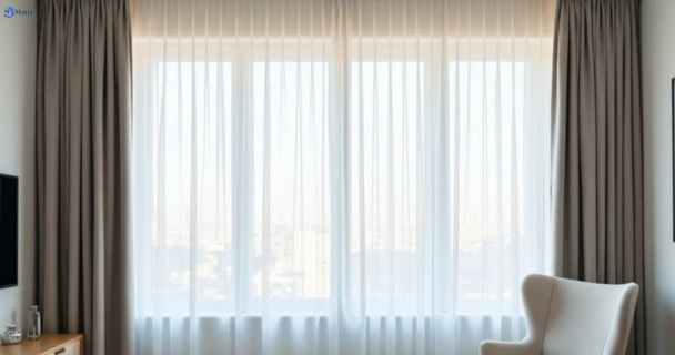 Freshly steam cleaned curtains in moonee-ponds-vic QLD